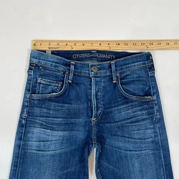 Citizens Of Humanity Emerson Slim Boyfriend Jeans Size 26 EUC - Picture 9 of 16